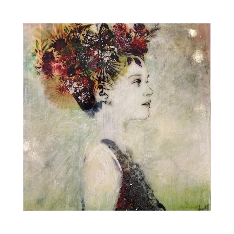 Peinture Mujer en plata II par Bofill Laura | Tableau Figuratif Portraits Acrylique