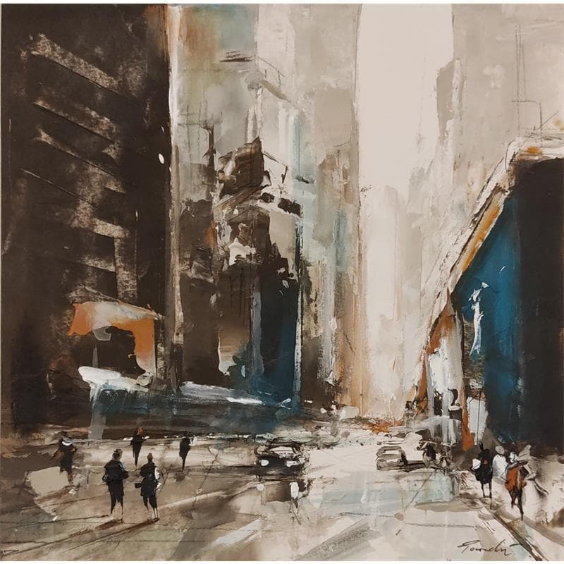 Pintura Effervescence por Poumelin Richard | Pintura Figurativo Aceite