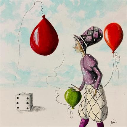 Painting Magic moment by Nai | Painting Surrealism Acrylic