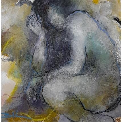 Painting Au pied du volcan by Kerbastard Béatrice | Painting Figurative Acrylic Nude