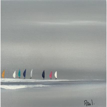 Gemälde RÉGATE 22 von Roussel Marie-Ange et Fanny | Gemälde Figurativ Öl Pop-Ikonen