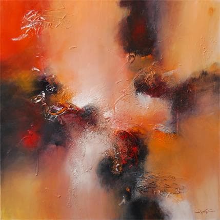 Peinture Impermanence par Dupetitpré Roselyne | Tableau Abstrait Acrylique Minimaliste