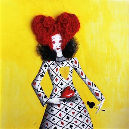Painting Marlene Dietrich love way by Nai | Painting Surrealism Acrylic Life style