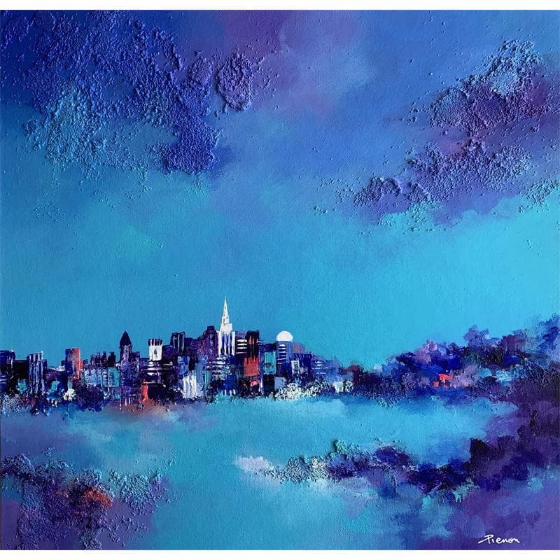 Pintura Seascape por Pienon Cyril | Pintura Figurativo Paisajes Marine Acrílico